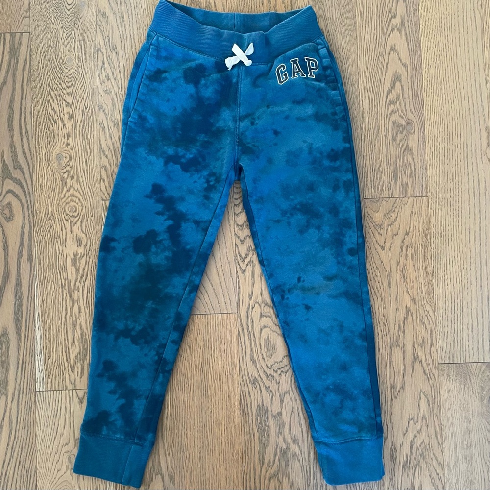 GAP Boys Tie-Dye Blue Joggers